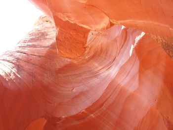 Close-up of rock formation