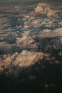 Low angle view of clouds in sky