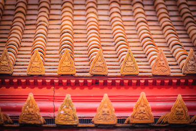 Full frame shot of ornate temple