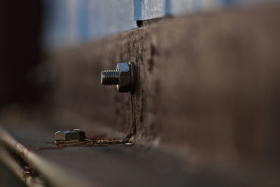 Close-up of rusty metal