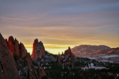 Panoramic view of landscape against sky