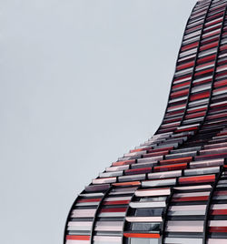 Low angle view of building against clear sky