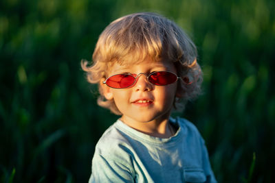 Portrait of cute boy