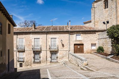 Scenic view of the old medieval town of lerma