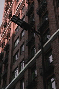 Low angle view of building in city