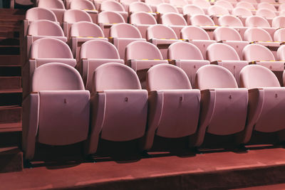 Empty seats at the theatre