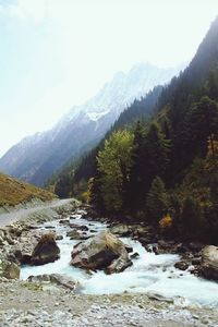 Scenic view of mountains