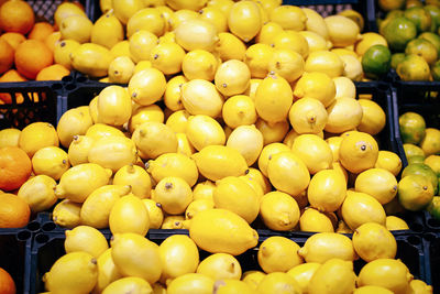 Close-up of fruits for sale at market stall