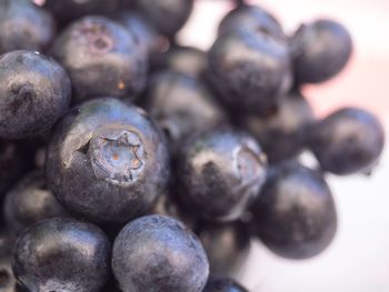 Full frame shot of blueberries