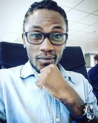 Portrait of young man