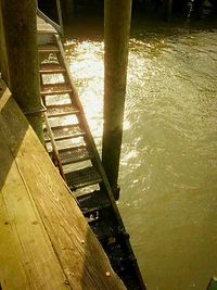 Pier in sea