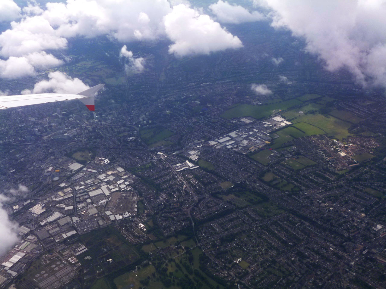 AERIAL VIEW OF CITY AGAINST SKY