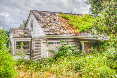 House against sky