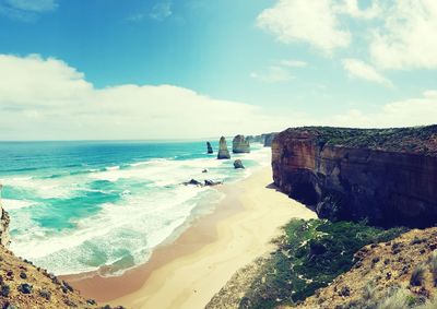 Twelve apostles against sky