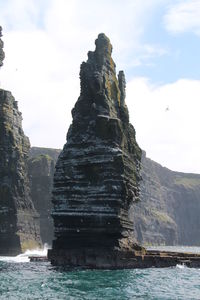 Rock formations at seaside