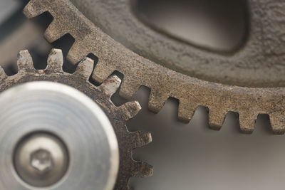 Close up of gears