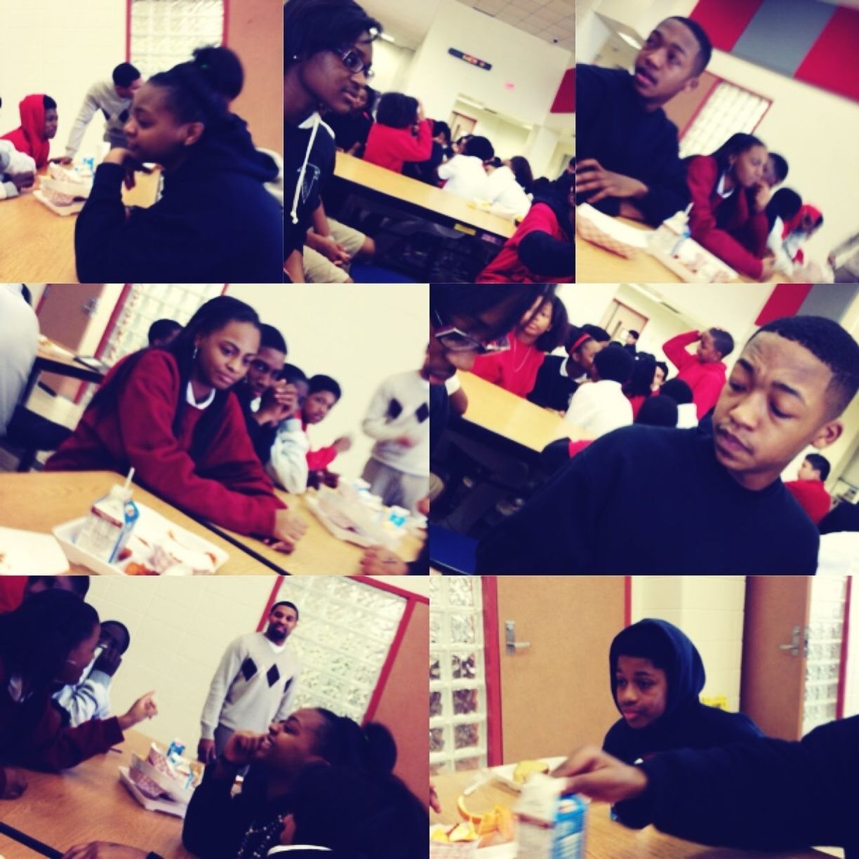 I think this was thursay .. but all the off gaurd pics during lunch