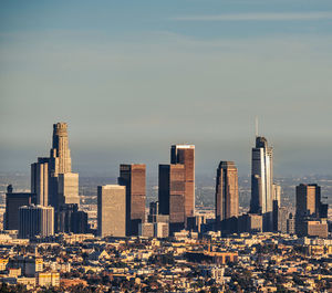 Cityscape against sky, los angeles