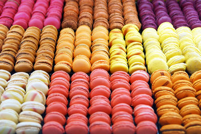 Full frame shot of multi colored candies