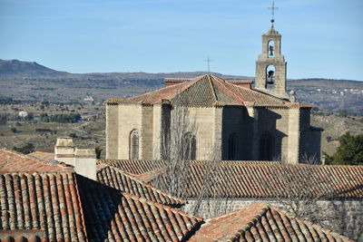 View of townscape against sky