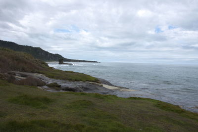 Scenic view of sea and sky