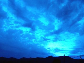 Low angle view of cloudy sky