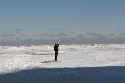 Full length of people on beach