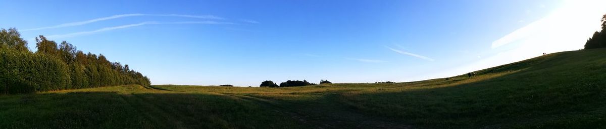 Panoramic shot of landscape against sky