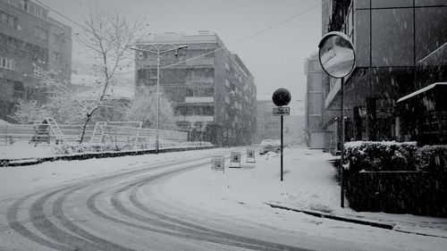 Road in winter