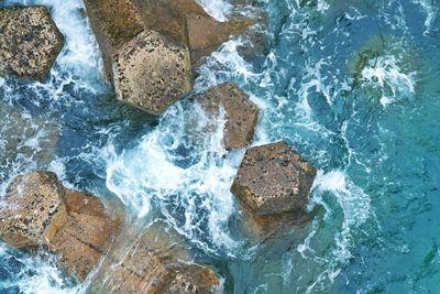 Close-up of sea waves