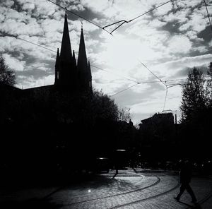 High section of church against sky