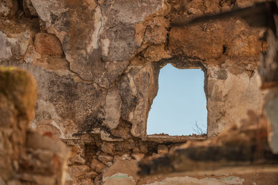 View of old ruins