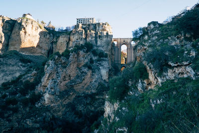 Panoramic shot of castle against sky