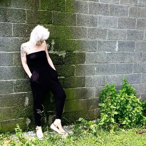 Woman standing in park