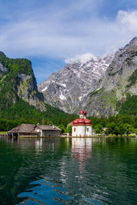St. bartholomew's church at königssee in bavaria, germany.
