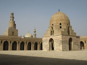 View of historical building against clear sky