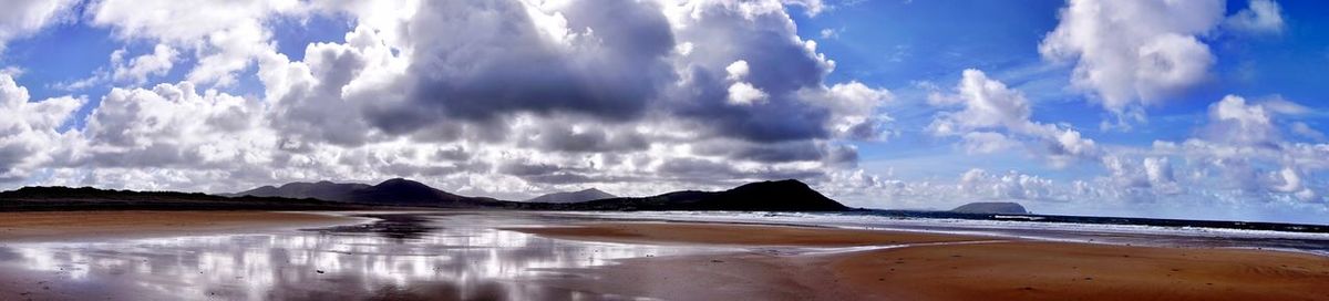 Panoramic view of sea against sky