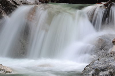 View of waterfall