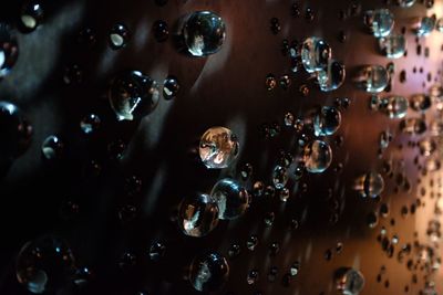 Close-up of bubbles