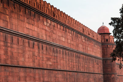 Low angle view of building against sky