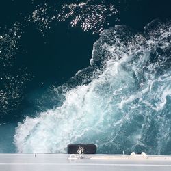 Scenic view of sea waves