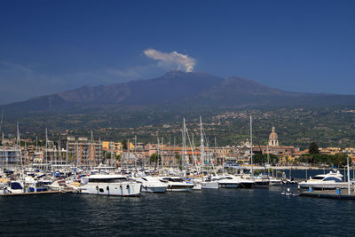 Etna volcano from riposto