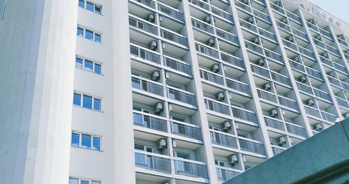 Low angle view of residential building