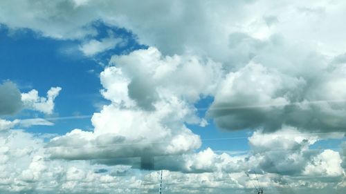 Low angle view of clouds in sky