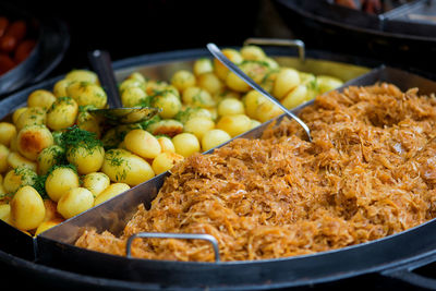 Close-up of vegetables in container