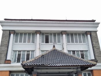 Low angle view of building against sky