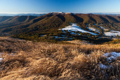 Polonina carynska in bieszczady mountains, poland