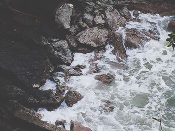 Rocks in water