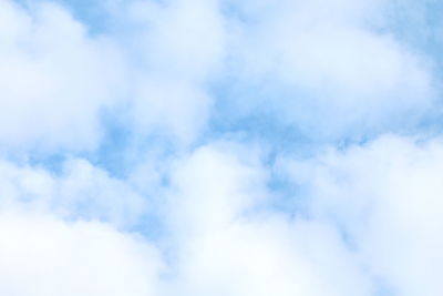 Low angle view of clouds in sky