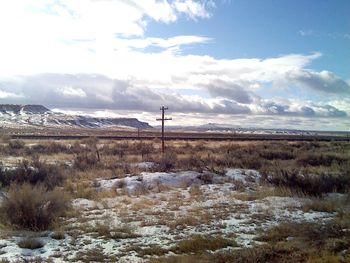 Scenic view of landscape against sky